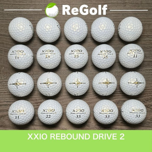 【中古】 【送料無料】 ロストボール XXIO ゼクシオ リバウンドドライブ 2 パール 20球 Aランク ゴルフボール リゴルフ
